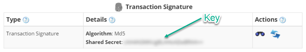 Transaction Signature