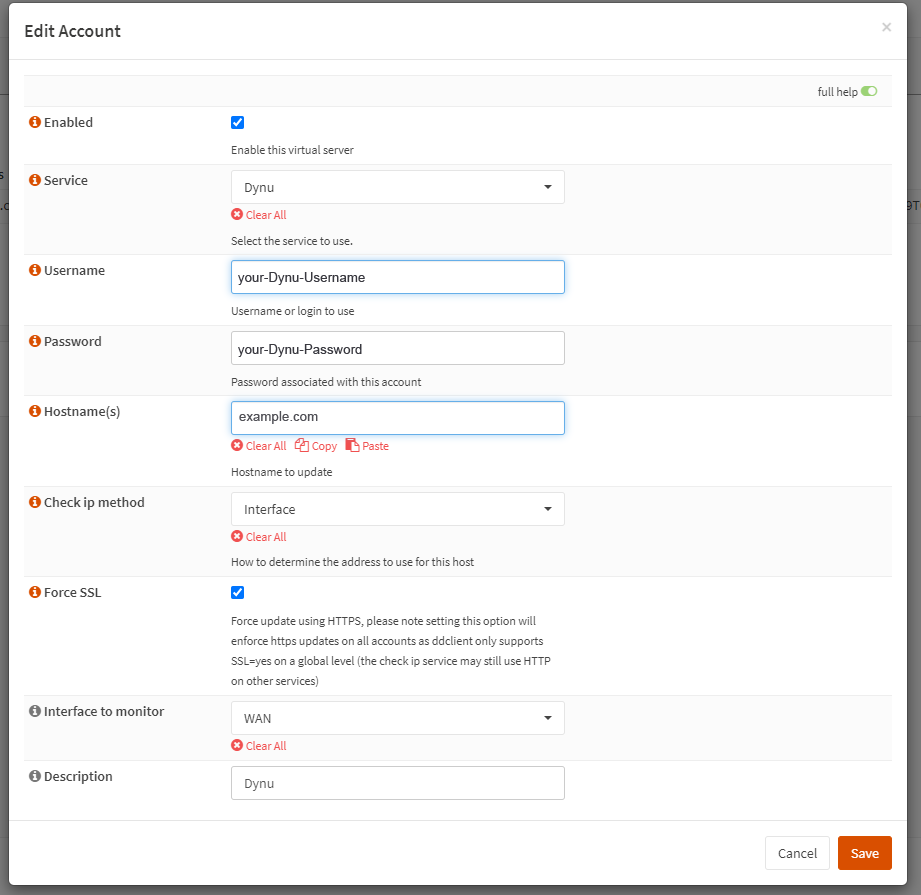 Davodo Dynu Dynamic DNS