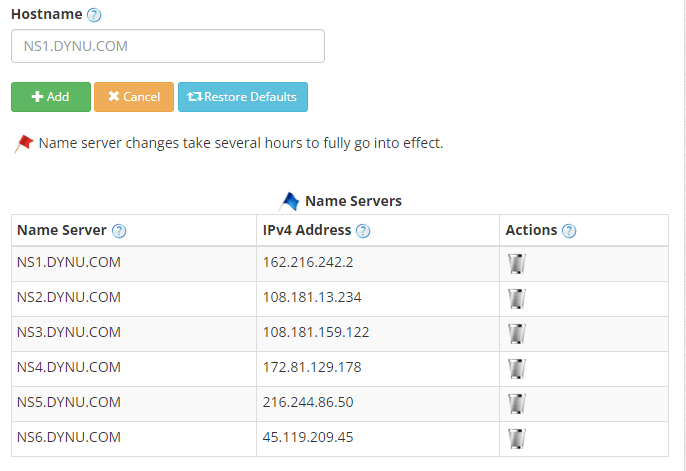 Domain Whois info