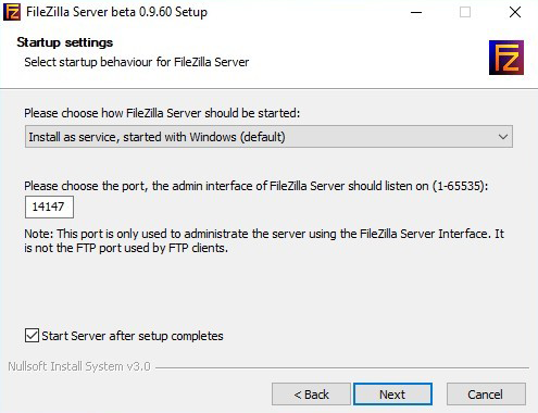 FileZilla Server