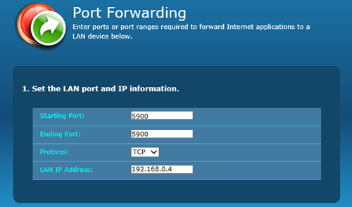 Port Forwarding for Remote Desktop