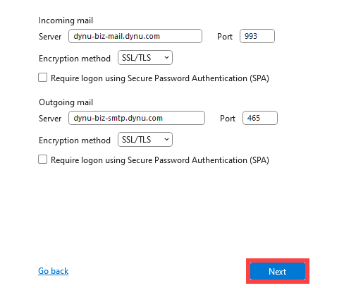 Outlook Setup