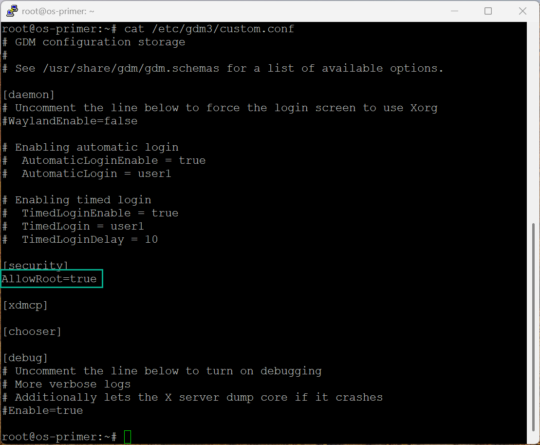 Allow GUI root login on Ubuntu 24.04