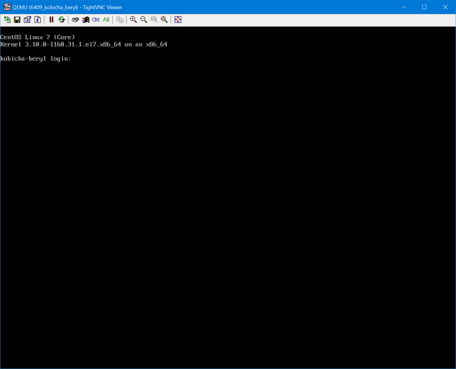 Connect with VNC client